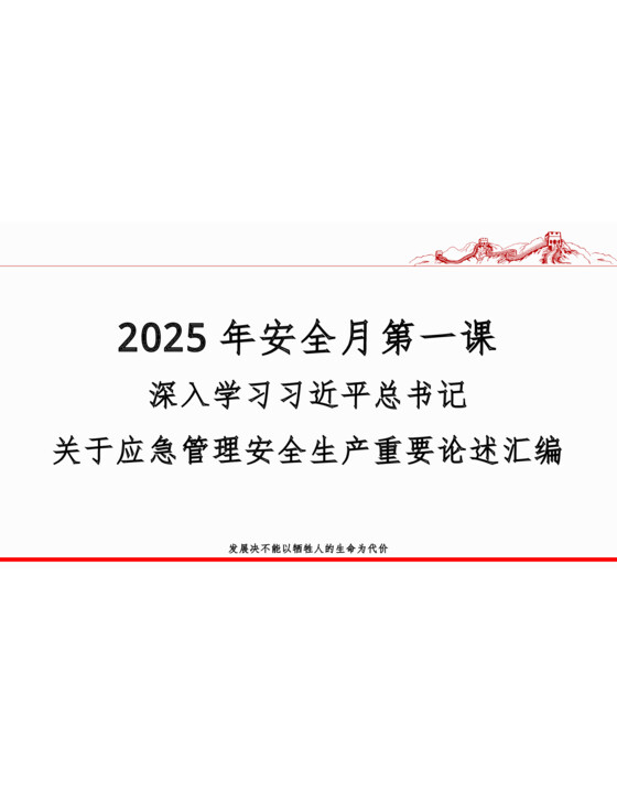 深入学习总书记关于安全生产应急管理重要论述汇编（2025最新版）